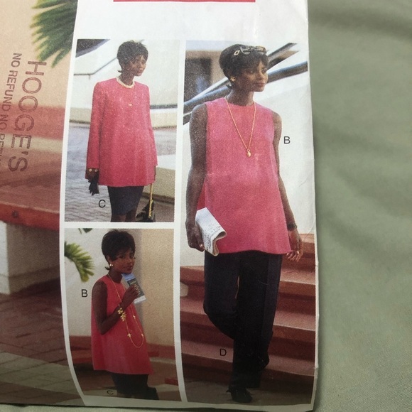 Vogue 1559- Vogue maternity career wardrobe- 18-20-22- pants, dress, skirt, coat - Picture 6 of 9